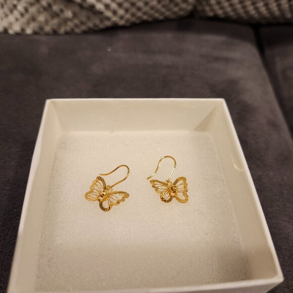 Earrings saudi Gold VCA and others - Picture 6 of 9